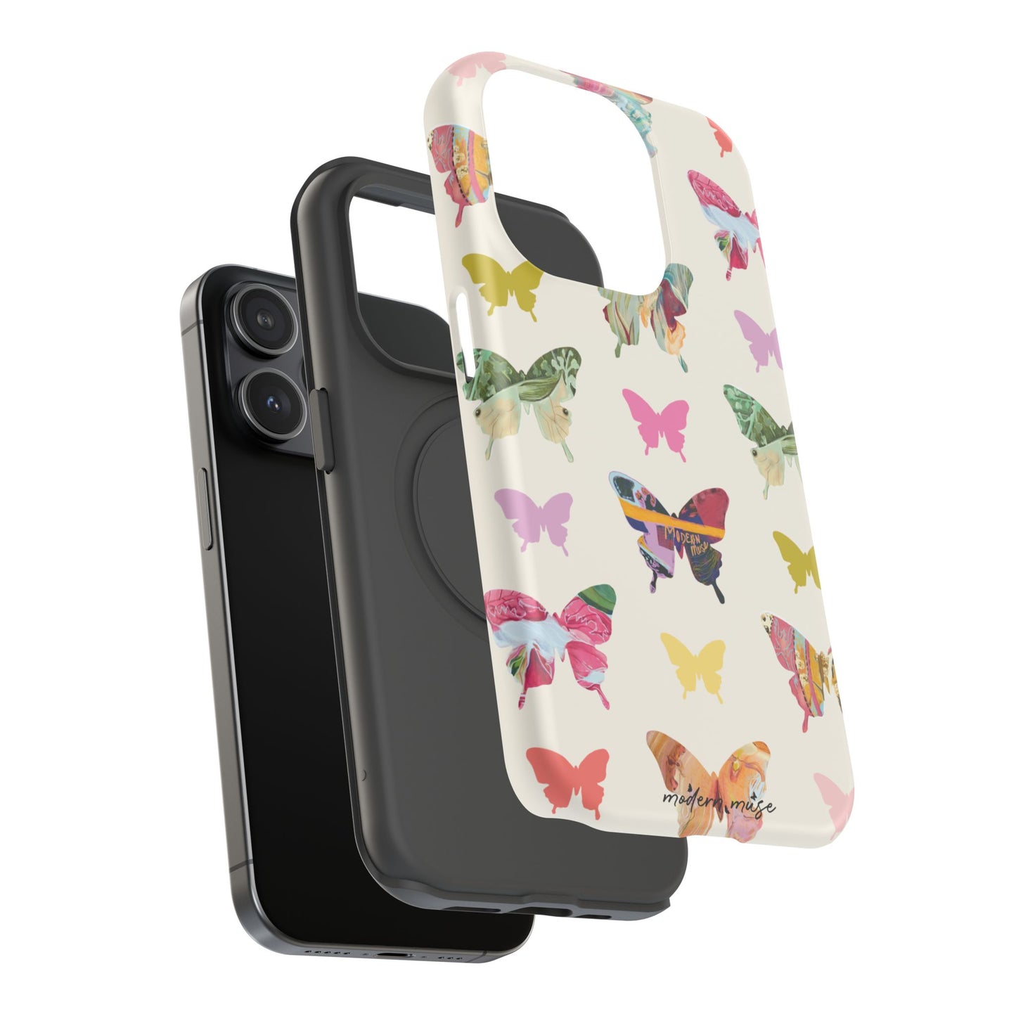 Monochromatic Butterfly Phone Case