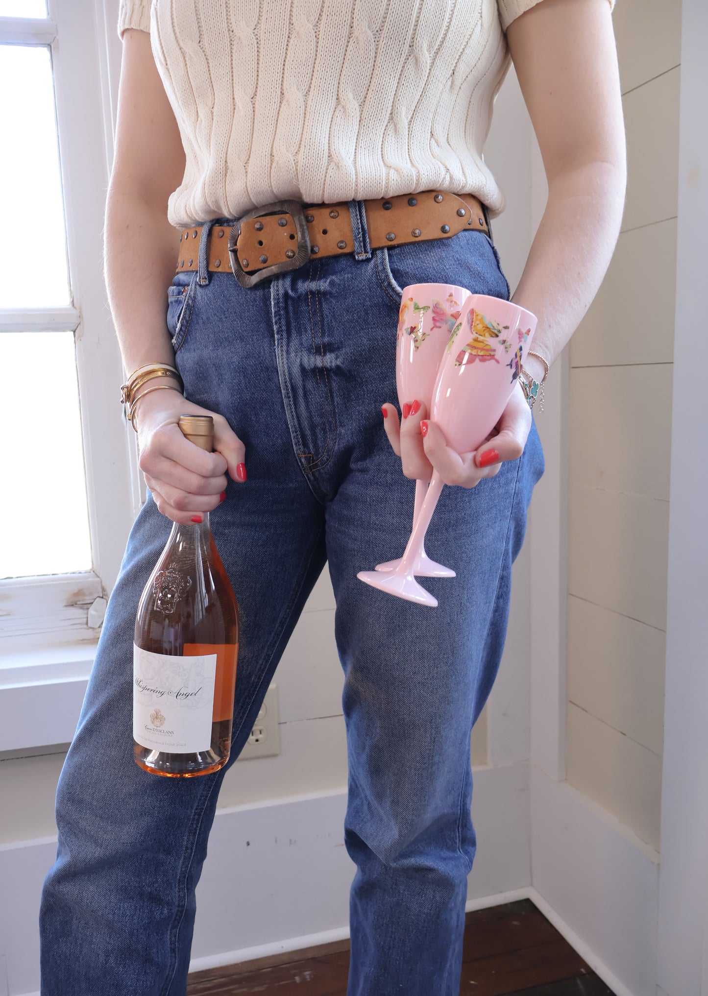 Valentine's Day Champagne Flute