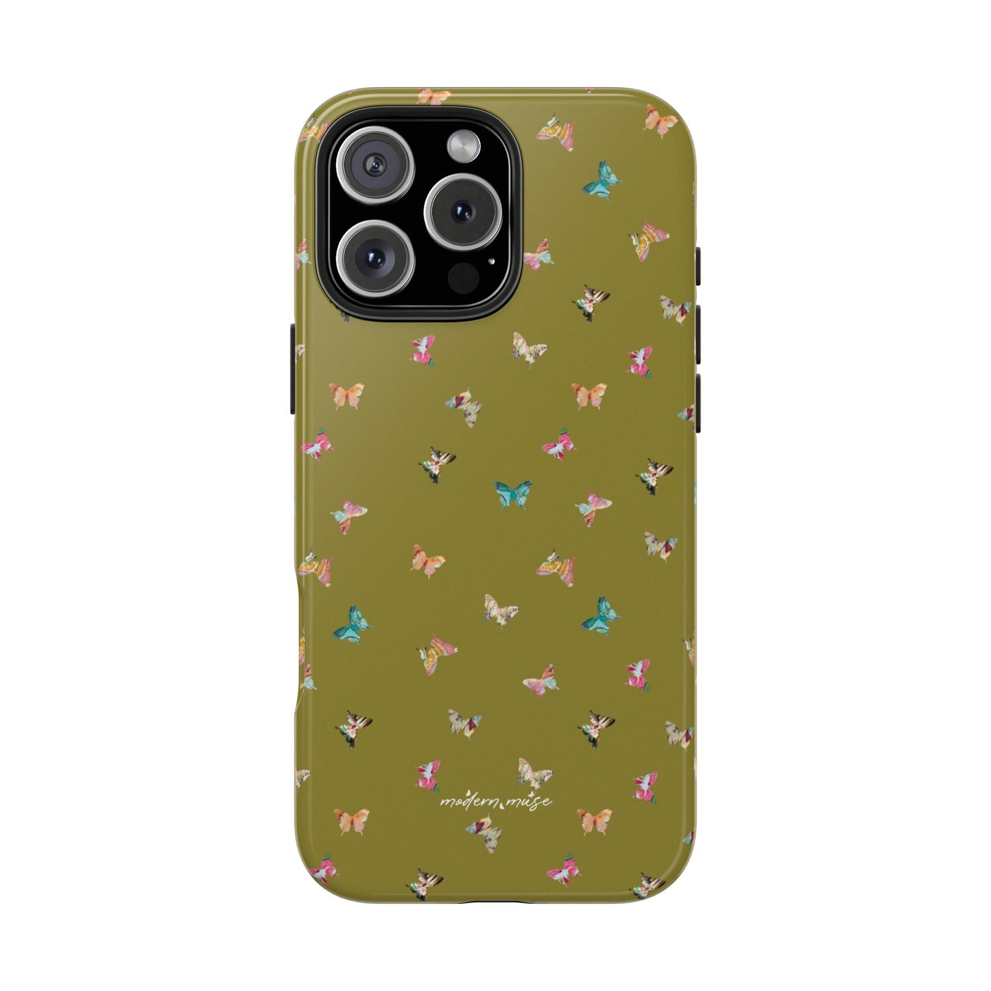 Mini Butterflies Chartreuse Phone Case