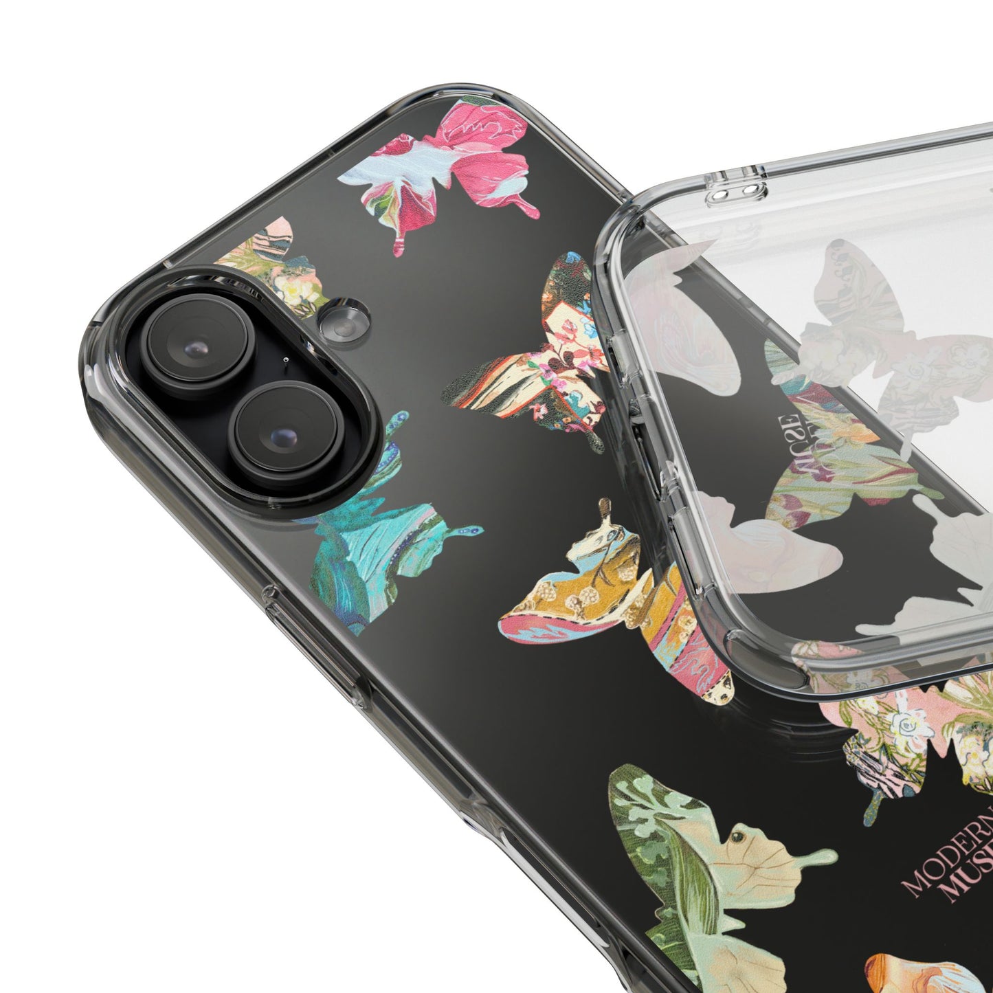 Clear Large Butterflies Phone Case
