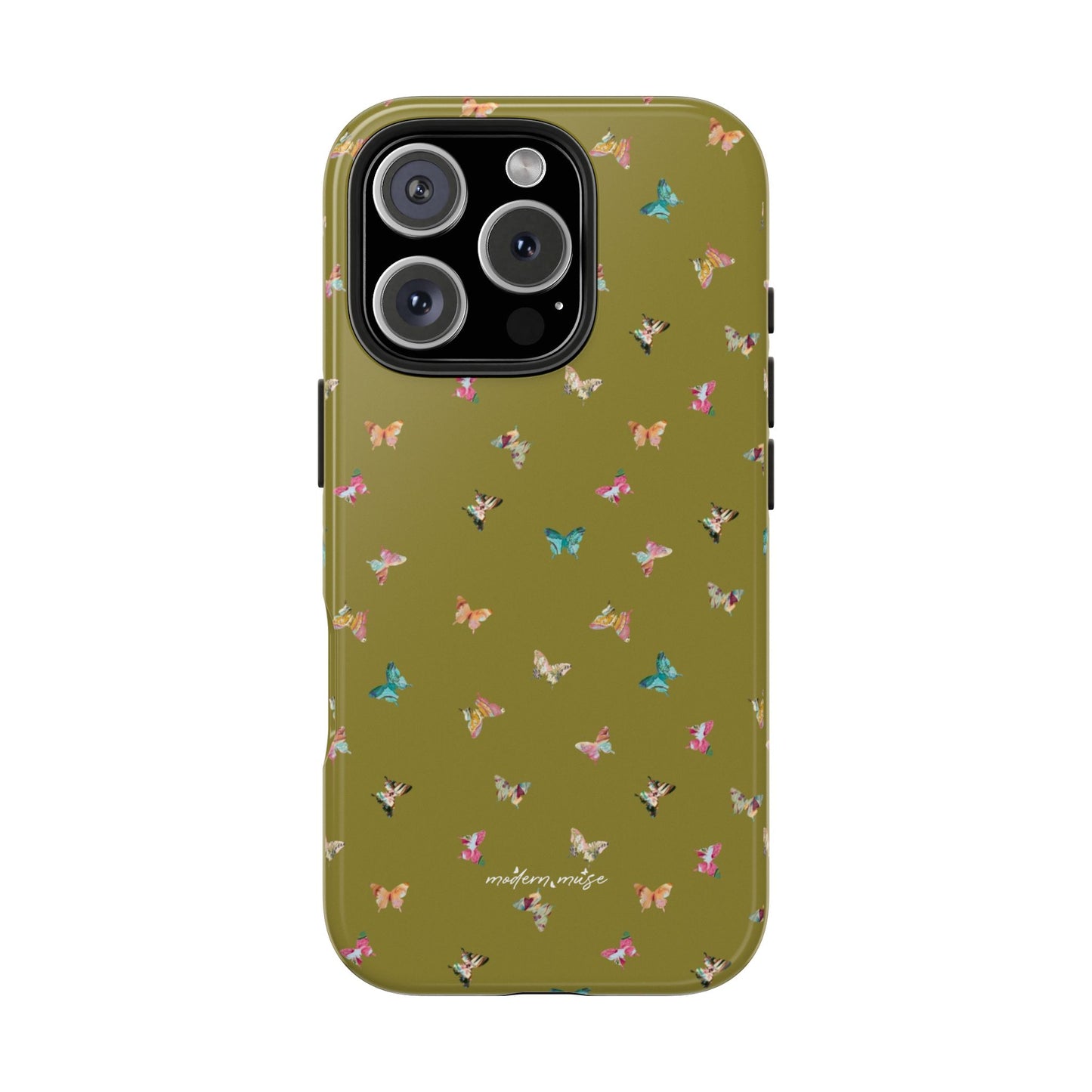 Mini Butterflies Chartreuse Phone Case
