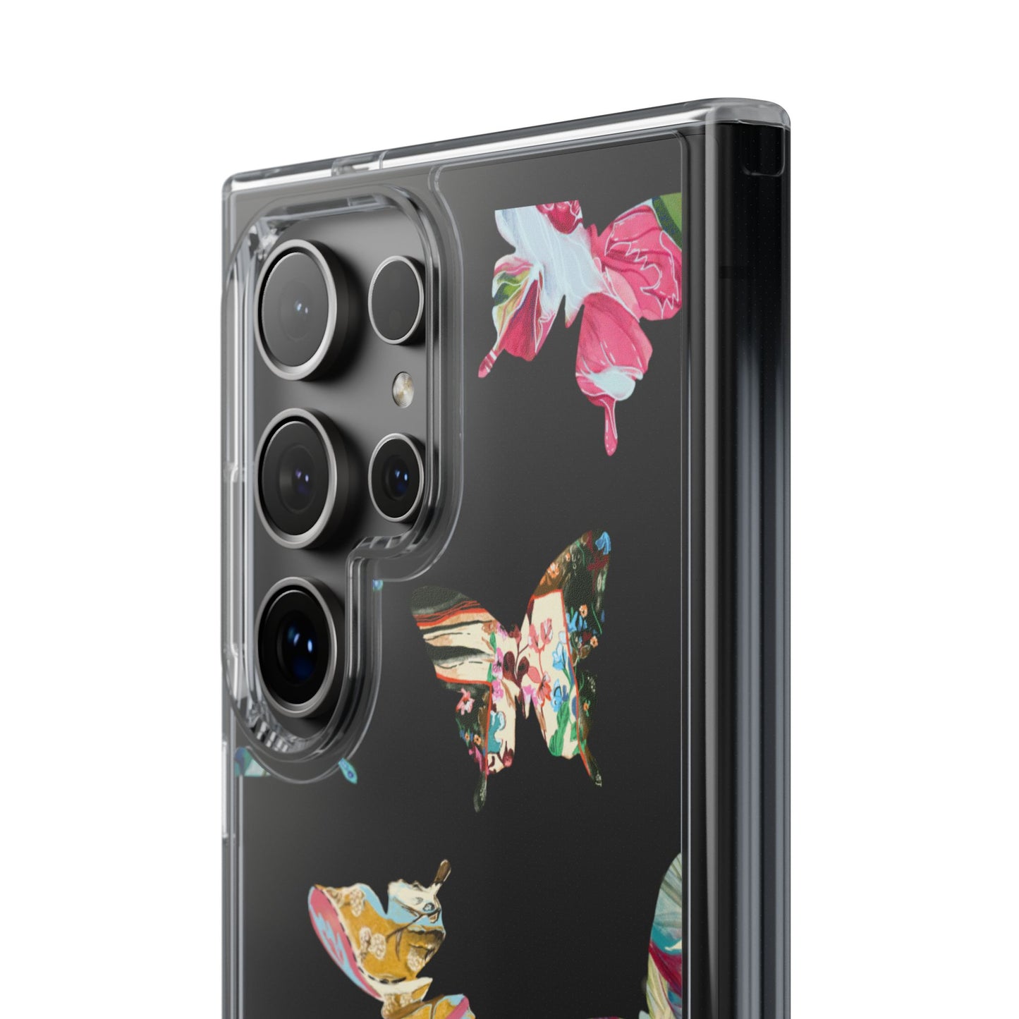 Clear Large Butterflies Phone Case