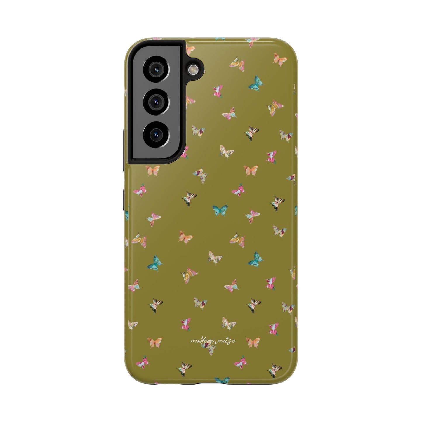 Mini Butterflies Chartreuse Phone Case