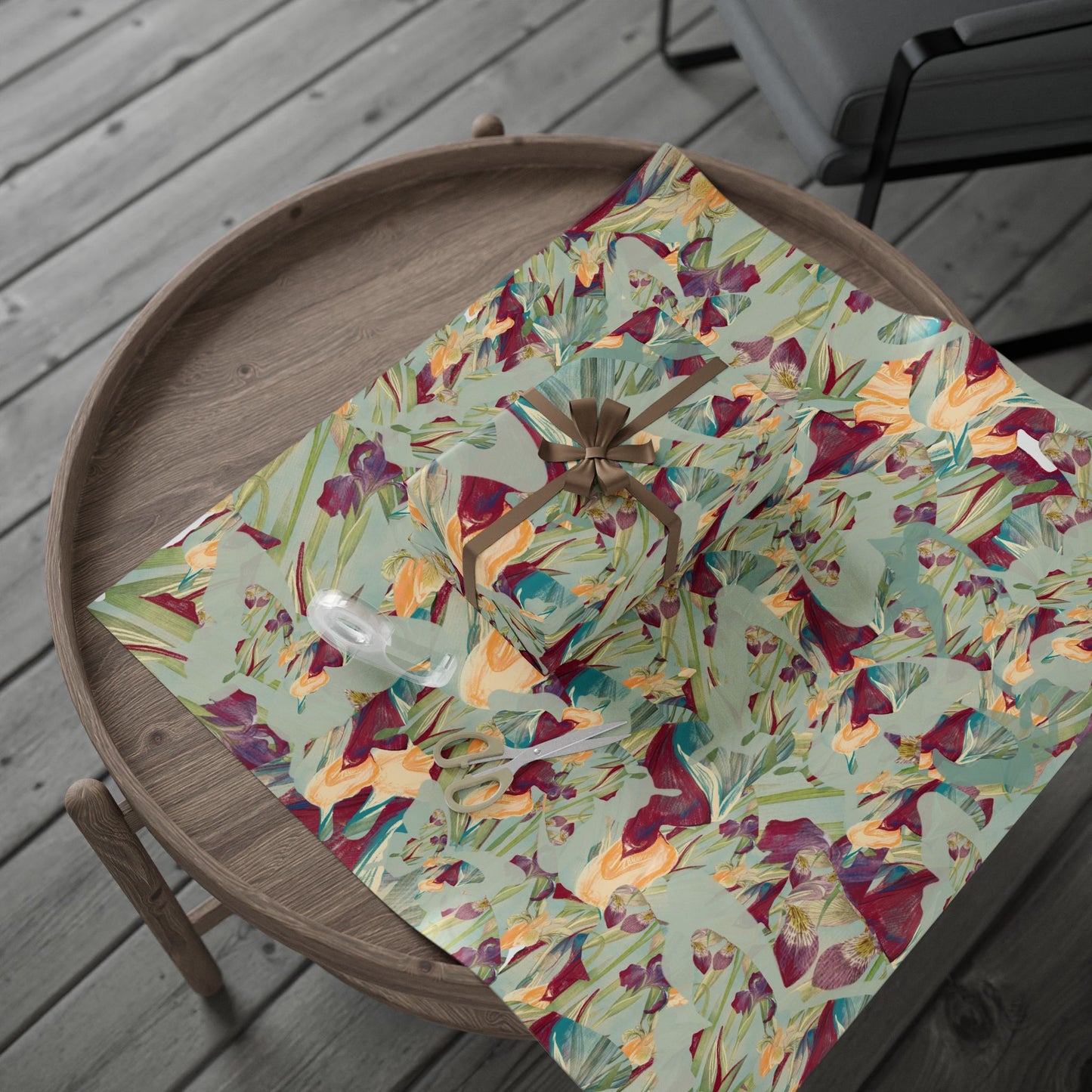 Blue Butterfly Gift Wrap