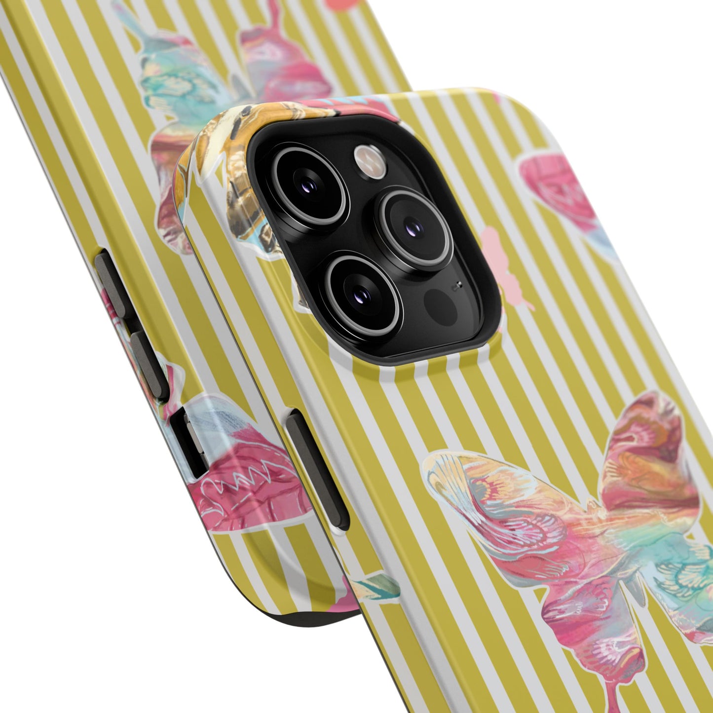 Stripe Butterfly Phone Case