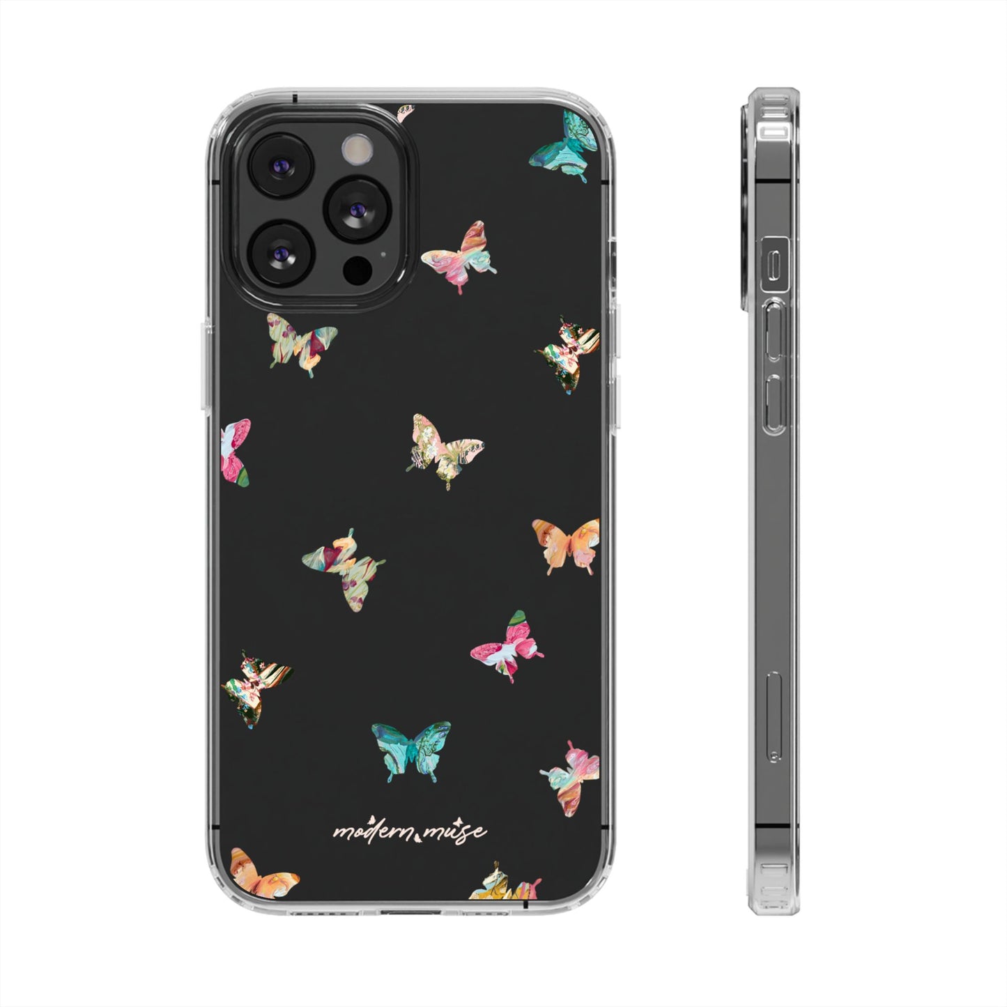 Clear Mini Butterflies Phone Case