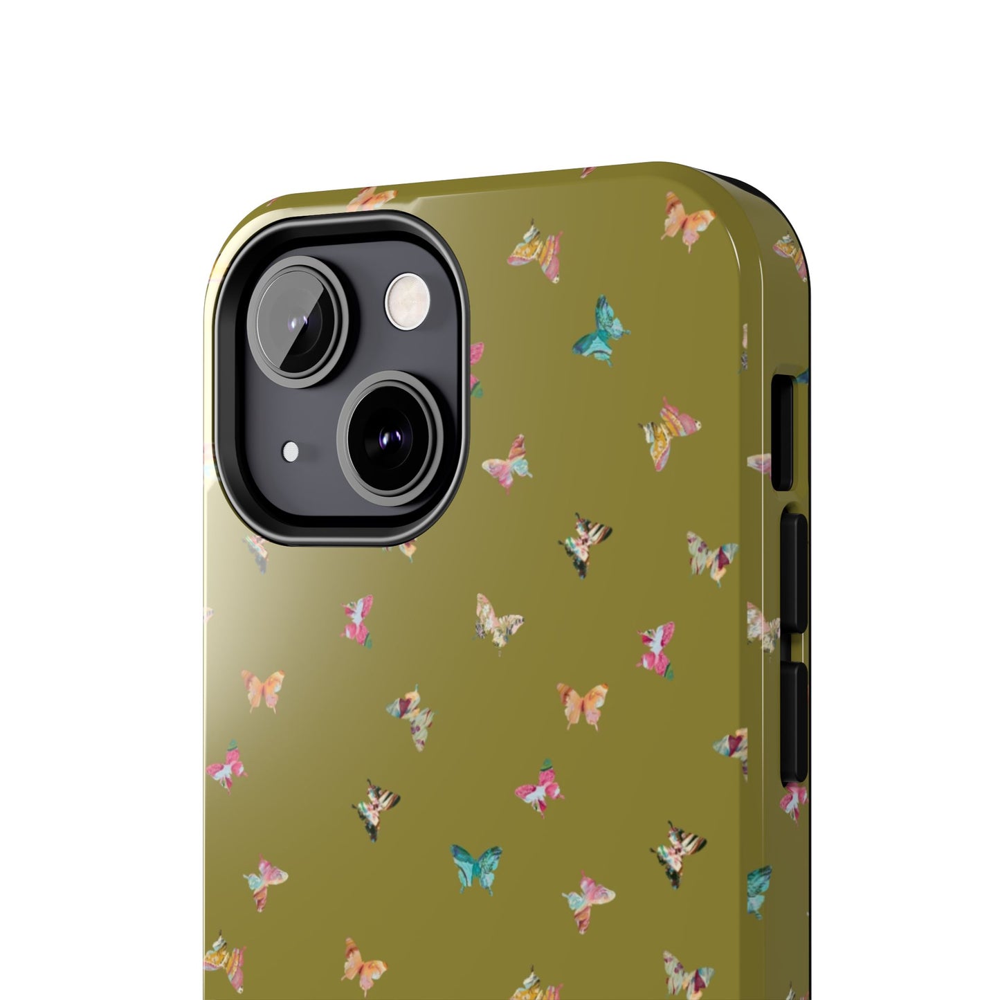 Mini Butterflies Chartreuse Phone Case