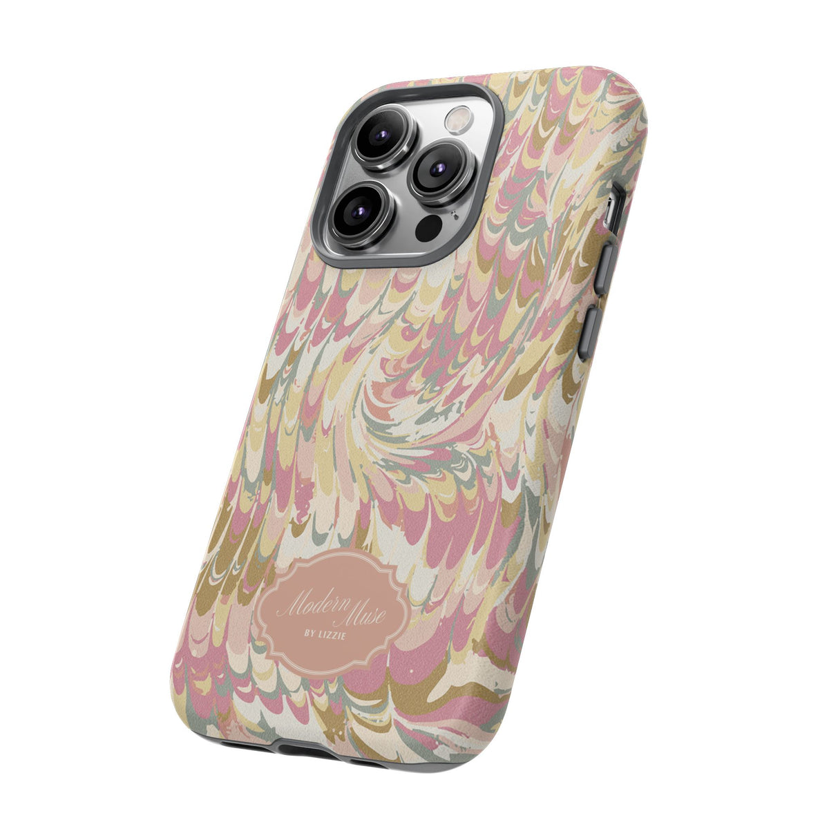 Peachy Italian Marble Phone Case