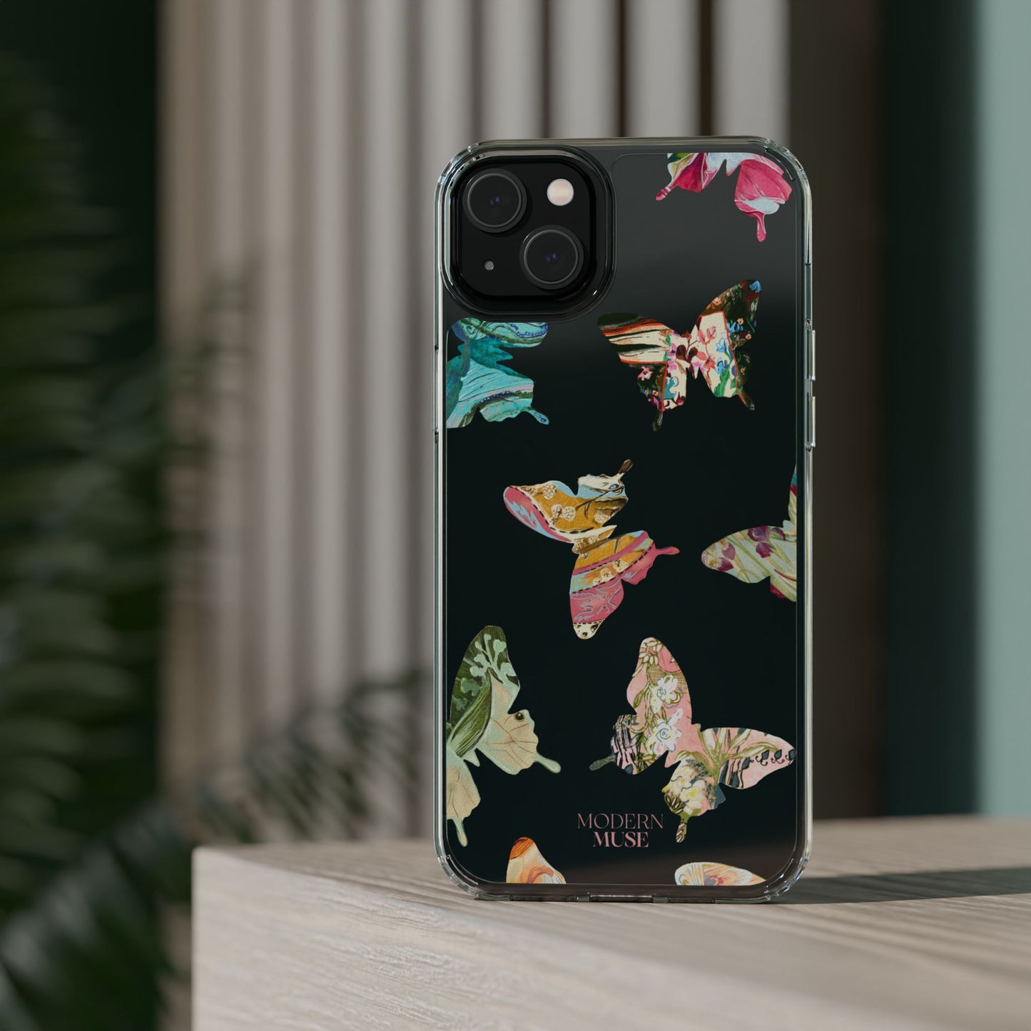 Clear Large Butterflies Phone Case