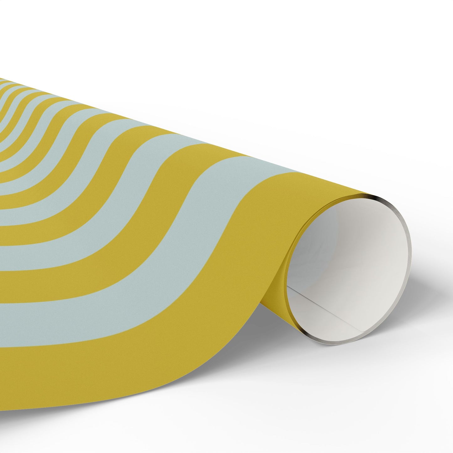 Blue and Green Stripe Gift Wrap