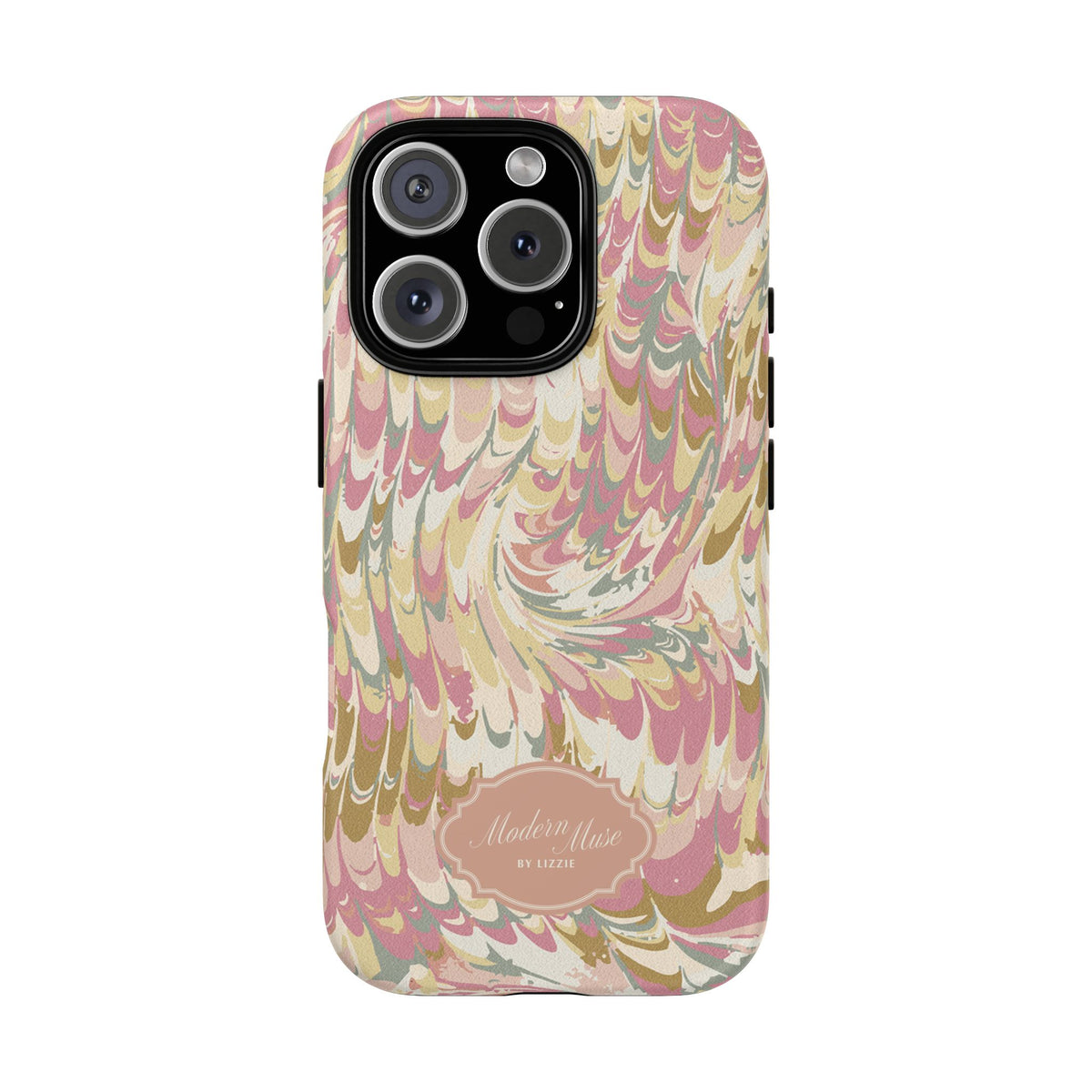 Peachy Italian Marble Phone Case