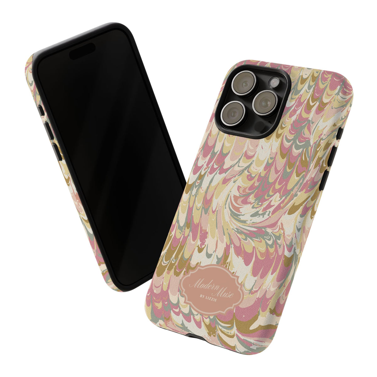 Peachy Italian Marble Phone Case