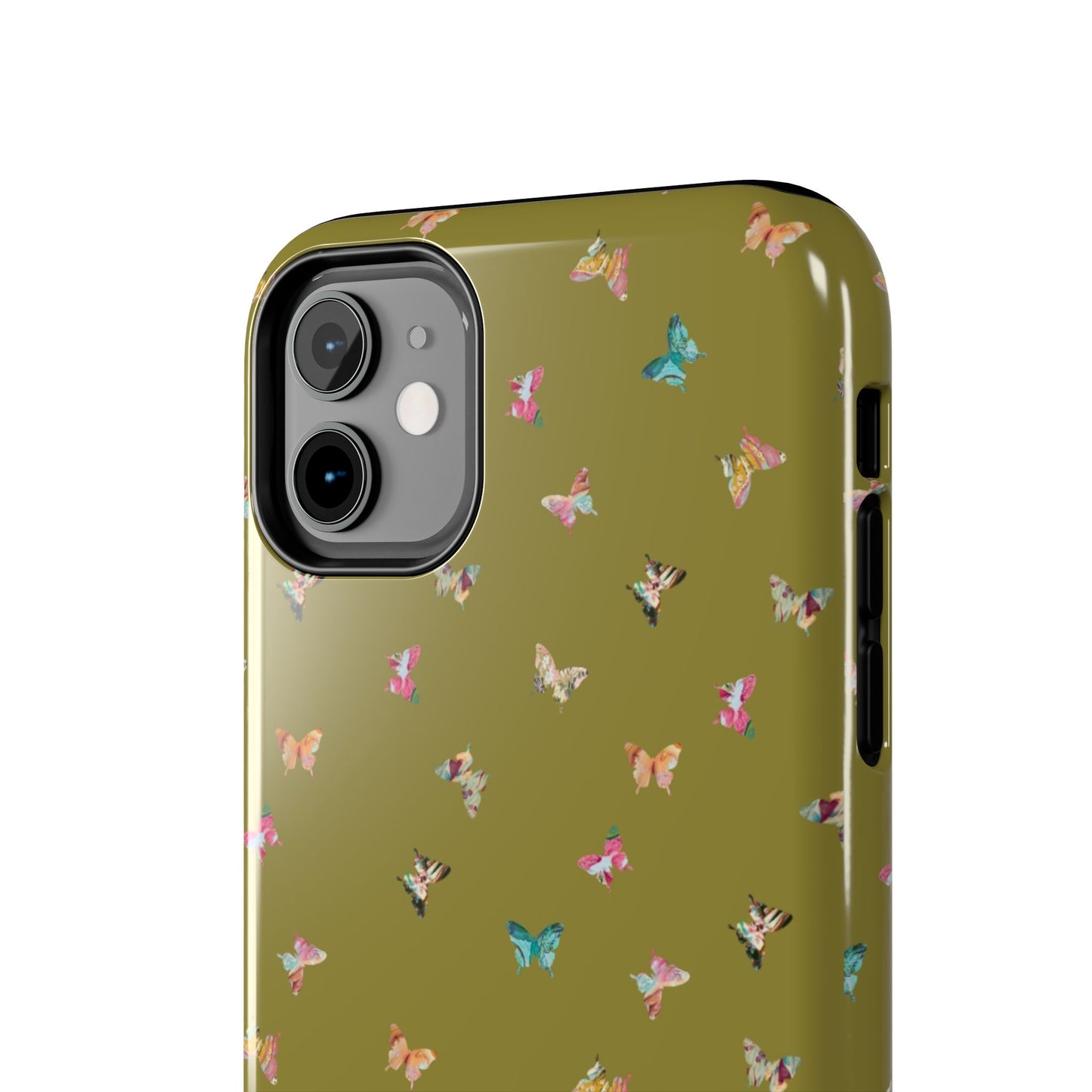 Mini Butterflies Chartreuse Phone Case