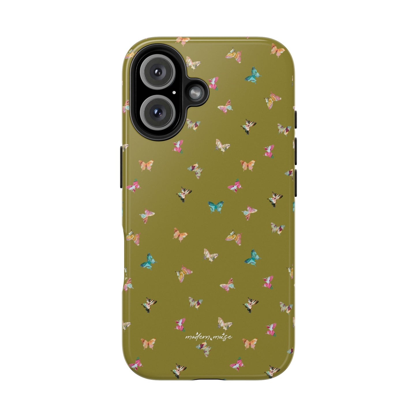 Mini Butterflies Chartreuse Phone Case