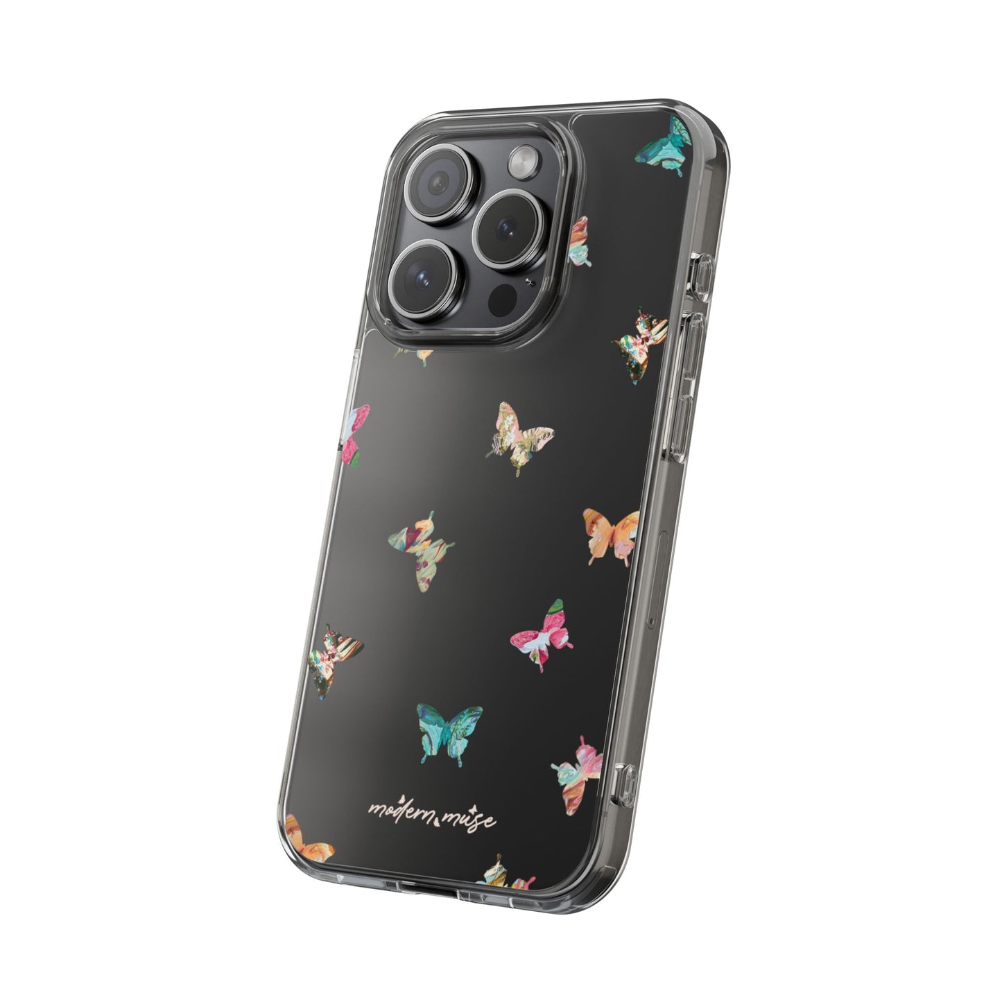 Clear Mini Butterflies Phone Case