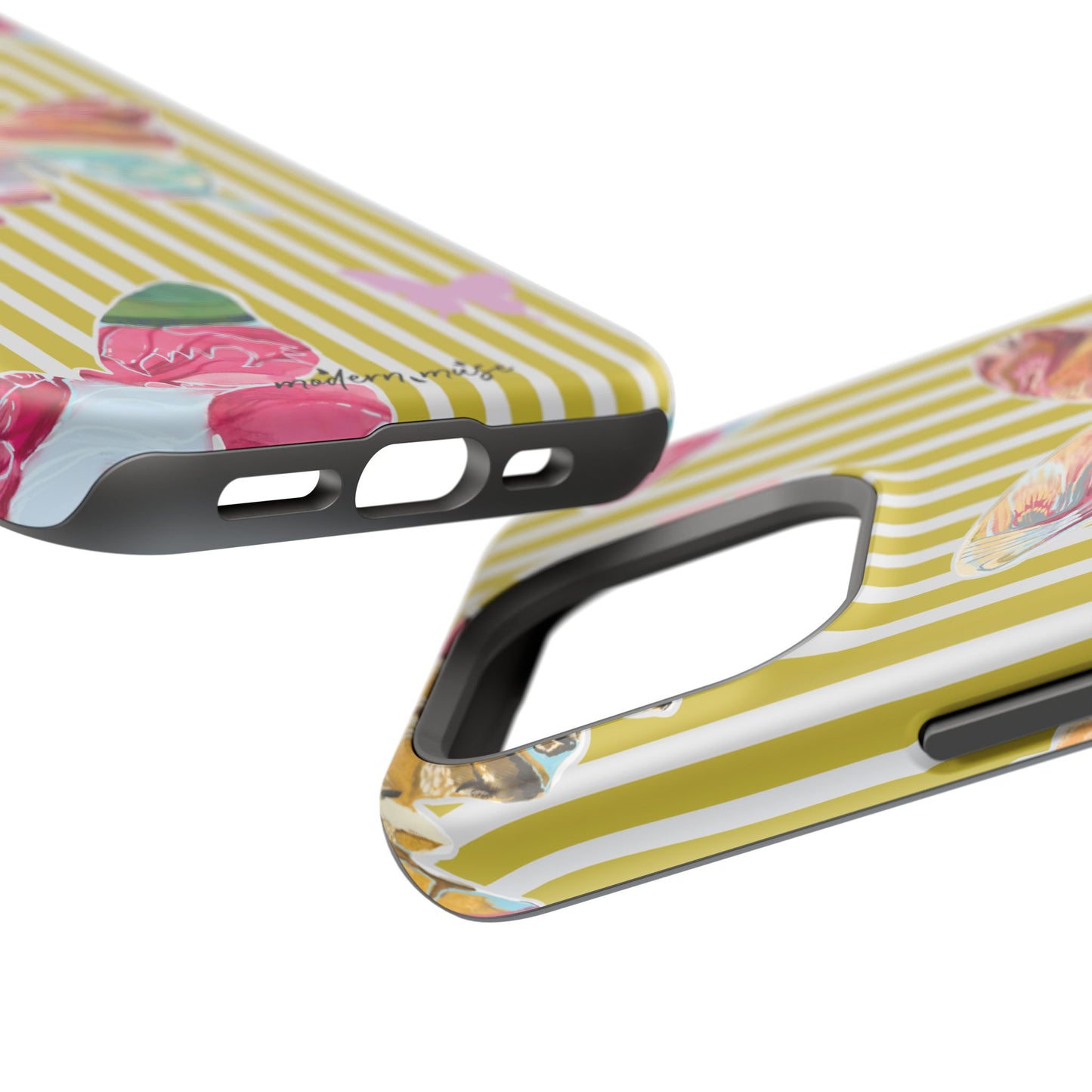 Stripe Butterfly Phone Case