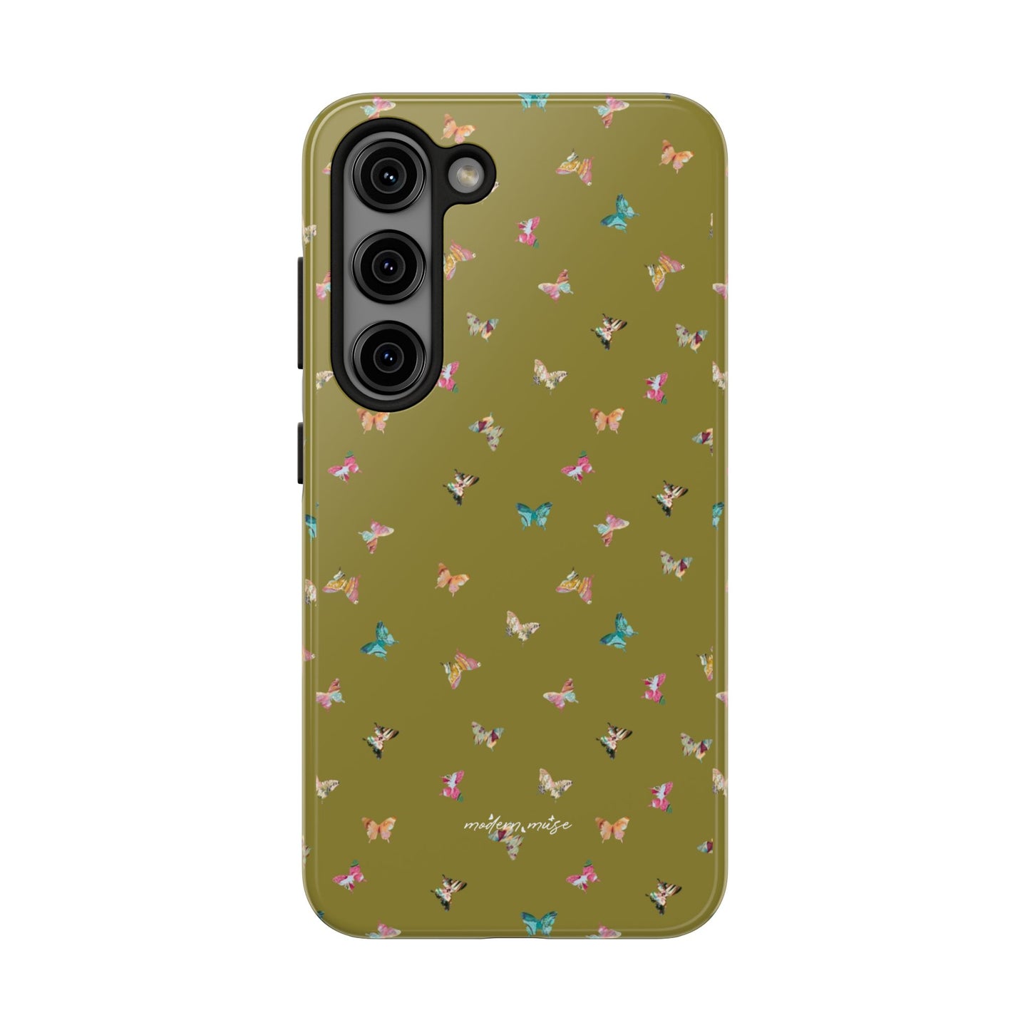Mini Butterflies Chartreuse Phone Case