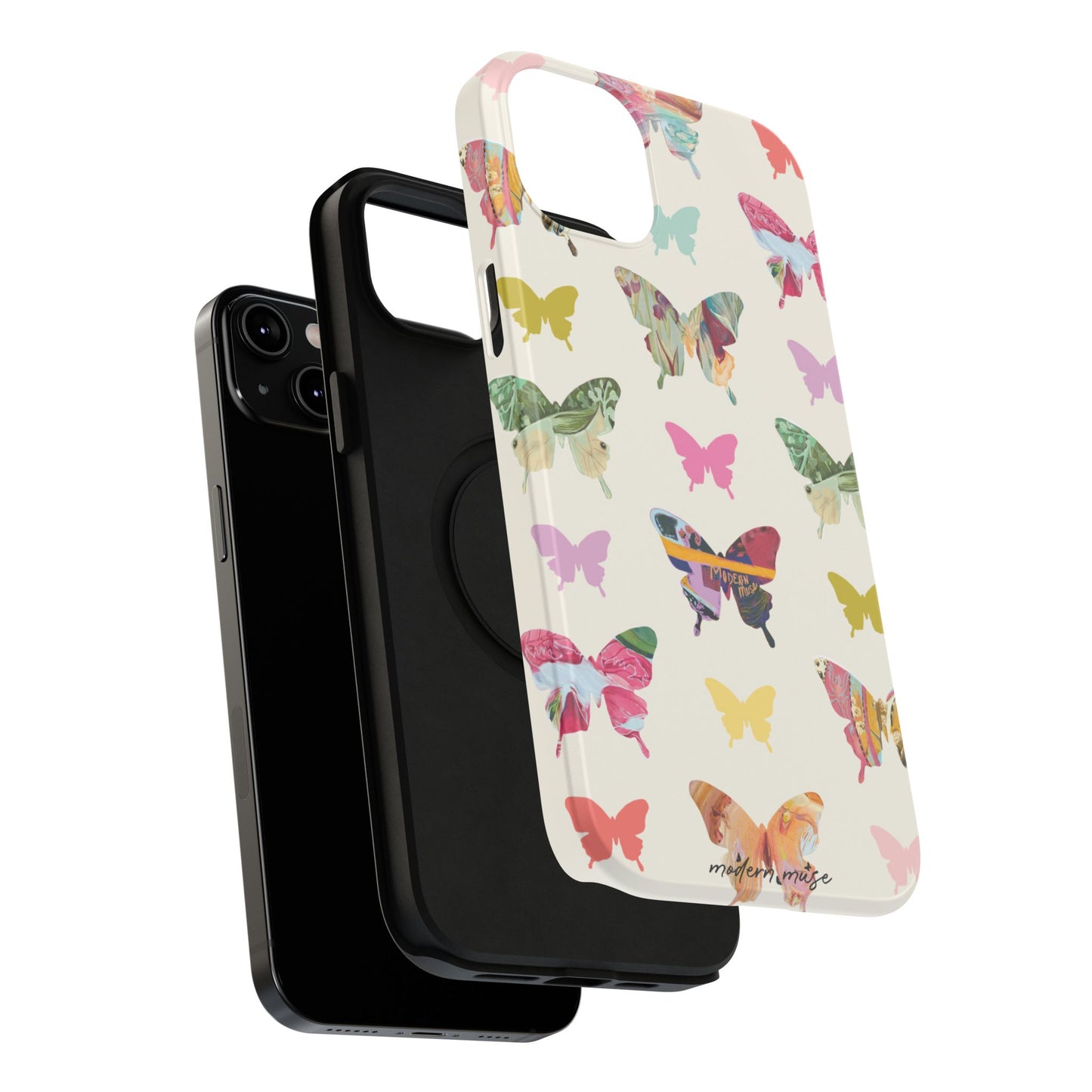 Monochromatic Butterfly Phone Case