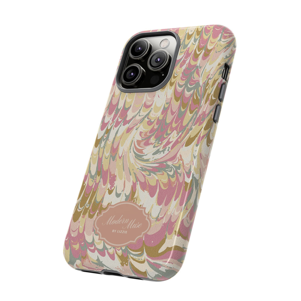 Peachy Italian Marble Phone Case