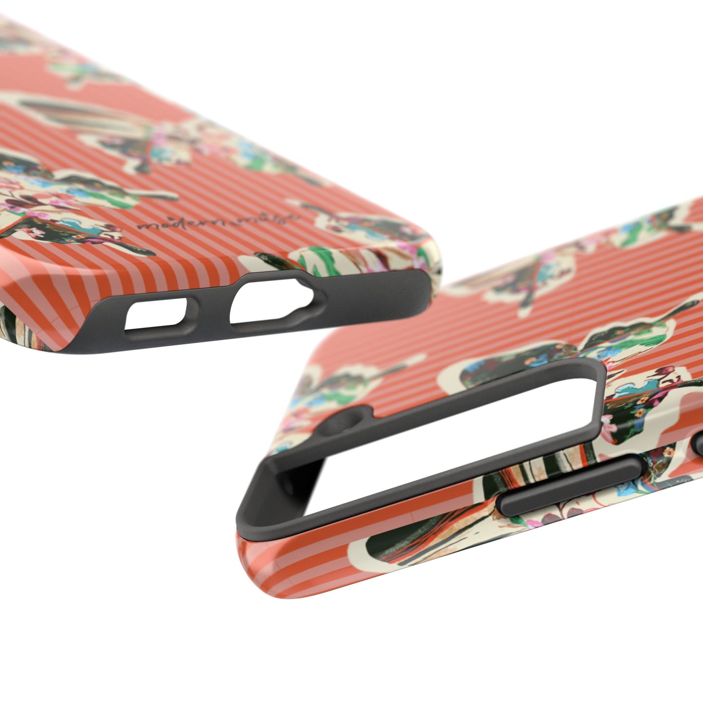 Red Stripe Butterfly Phone Case