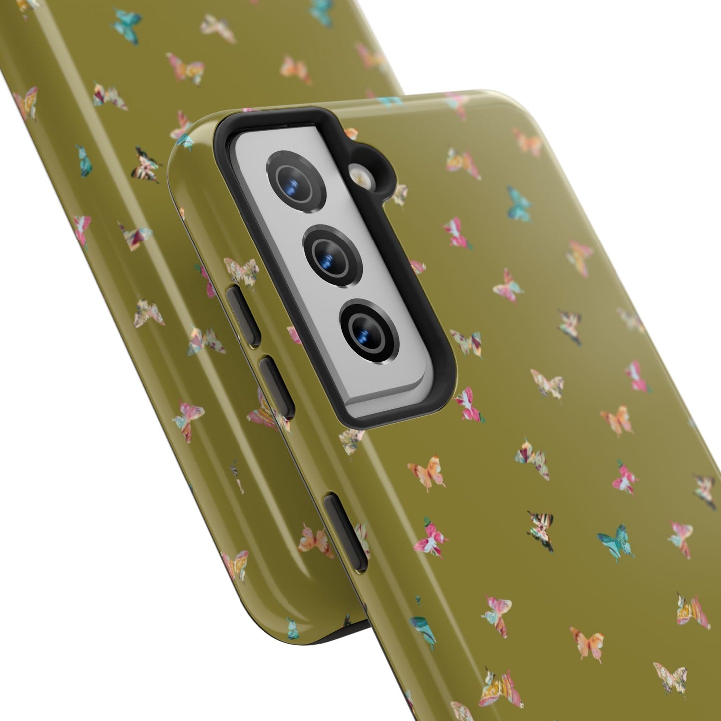 Mini Butterflies Chartreuse Phone Case