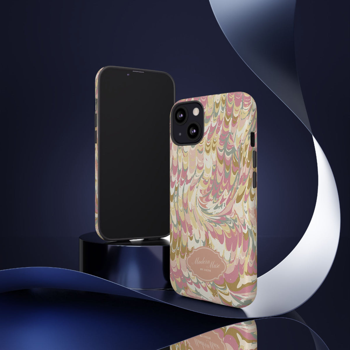 Peachy Italian Marble Phone Case