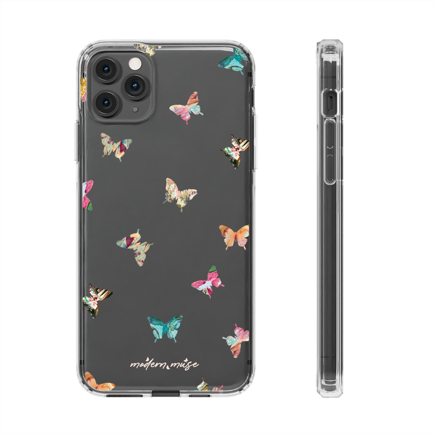 Clear Mini Butterflies Phone Case