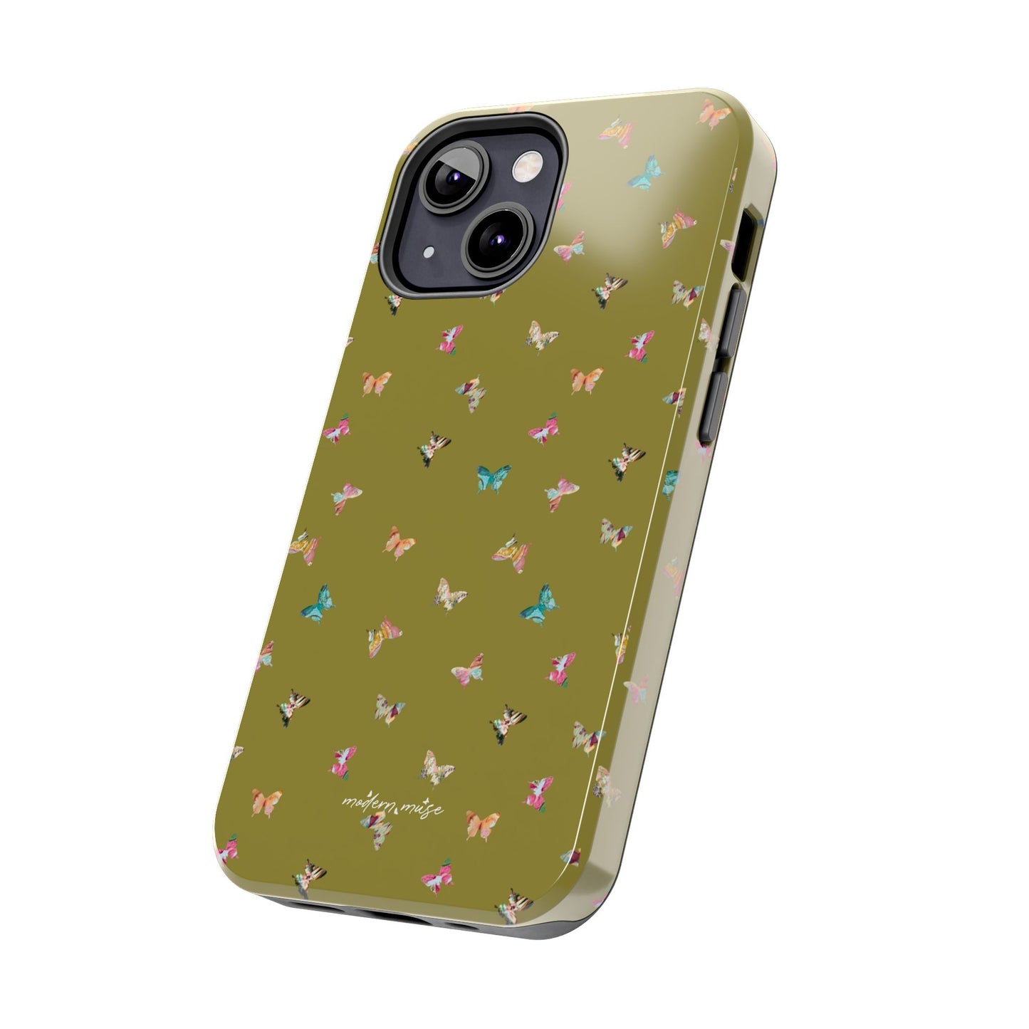 Mini Butterflies Chartreuse Phone Case