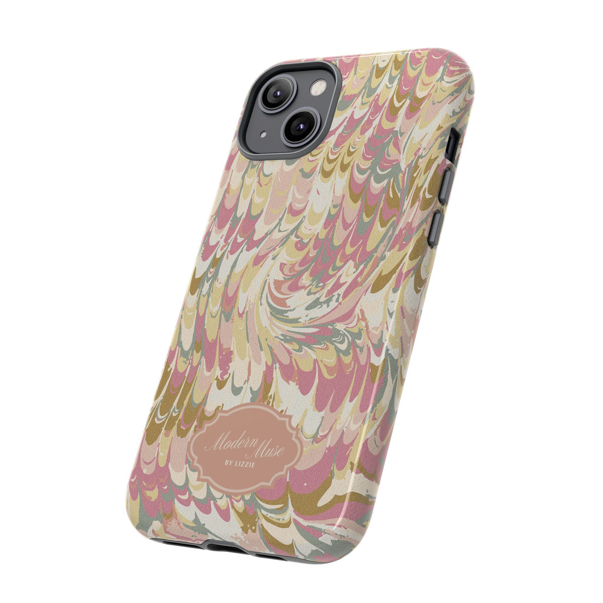 Peachy Italian Marble Phone Case