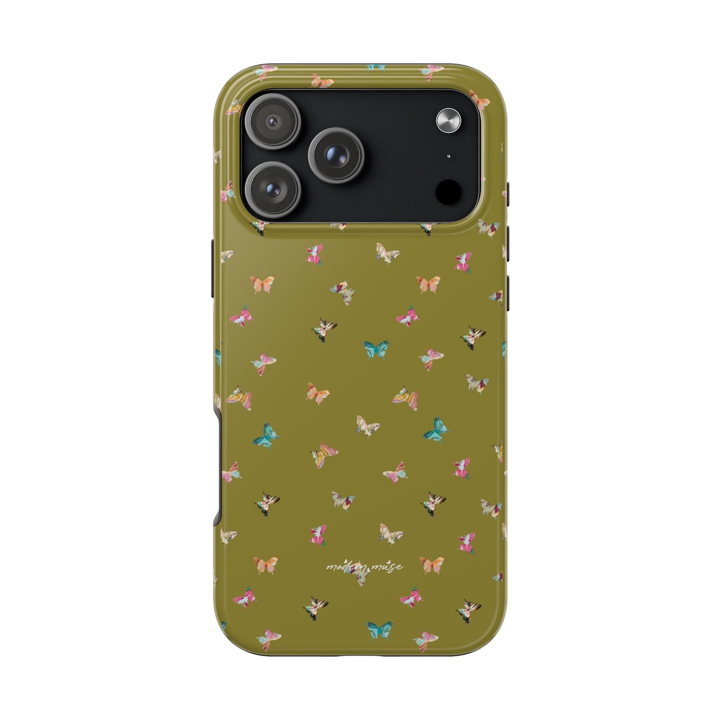 Mini Butterflies Chartreuse Phone Case