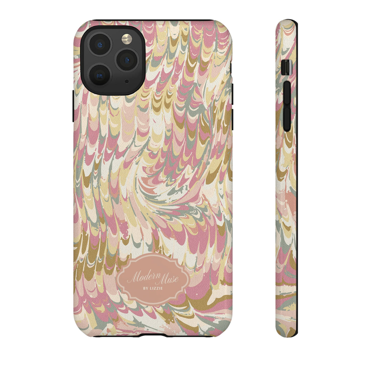 Peachy Italian Marble Phone Case