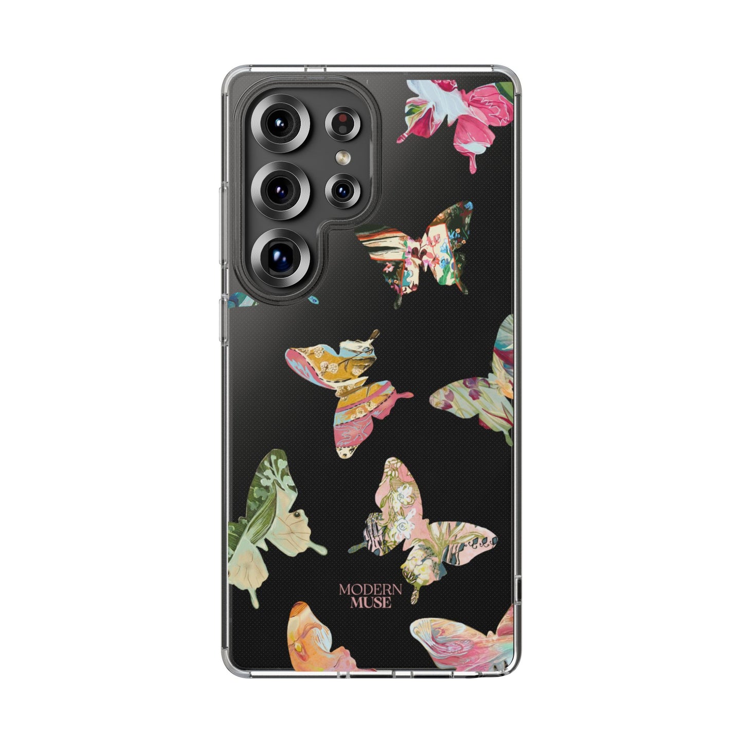 Clear Large Butterflies Phone Case