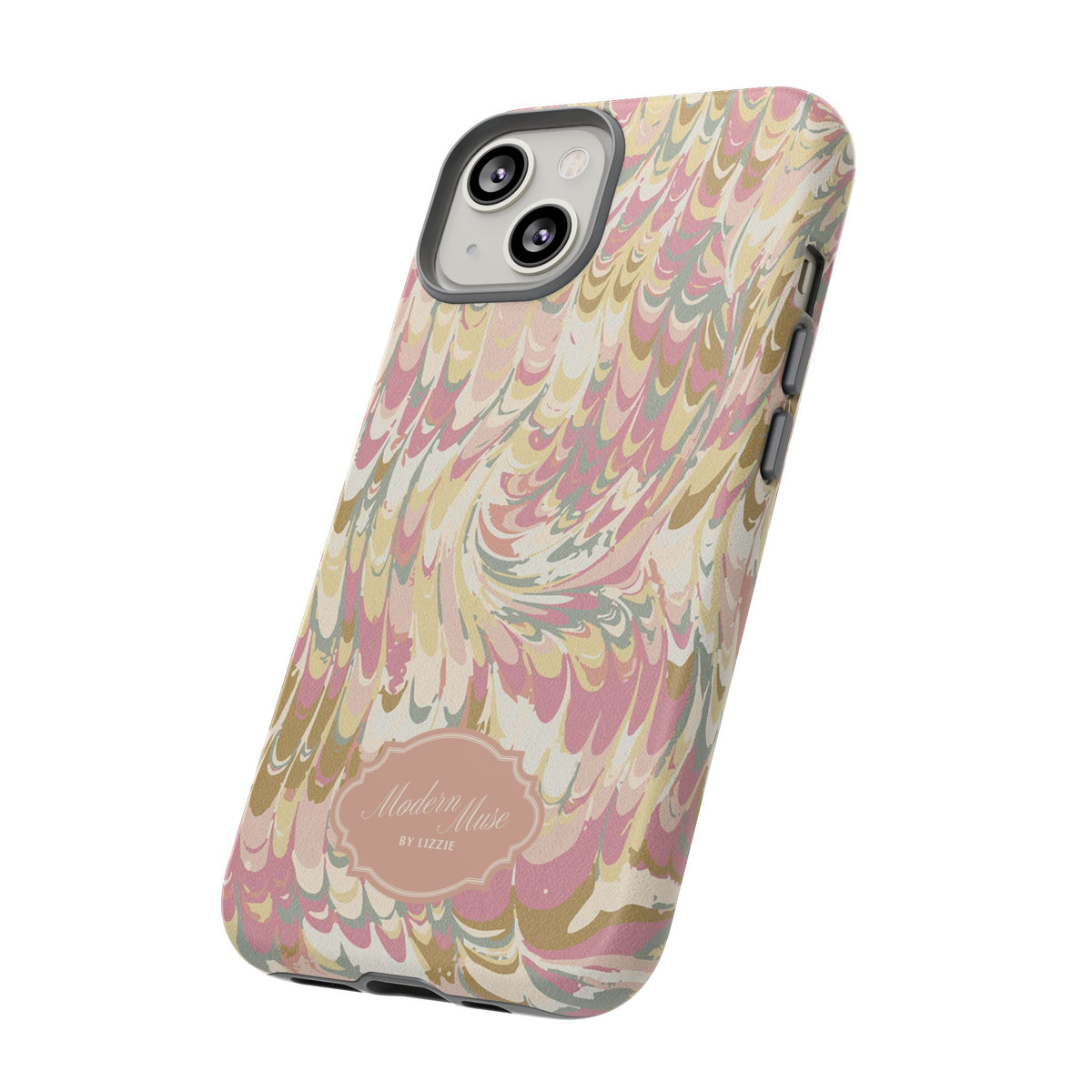 Peachy Italian Marble Phone Case