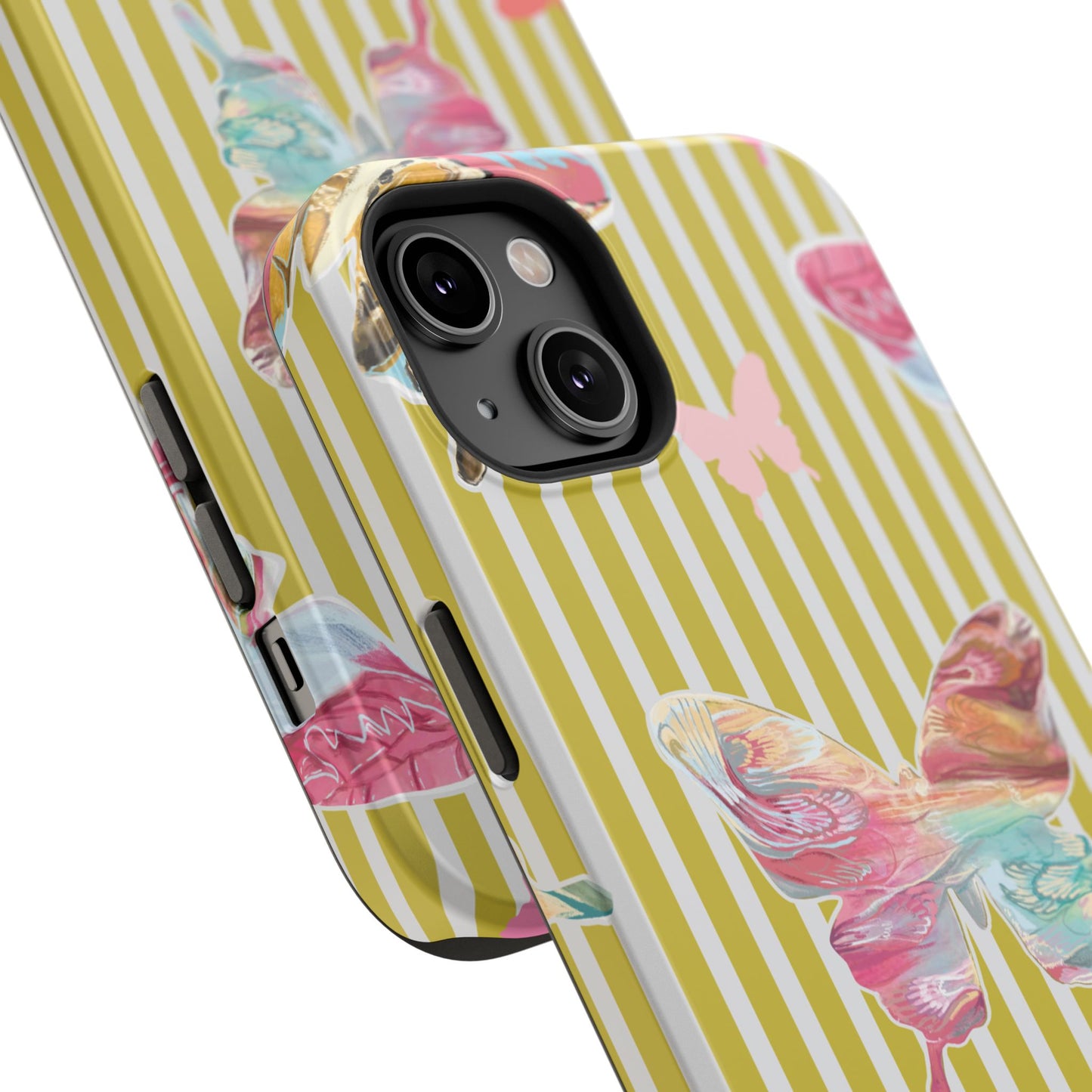 Stripe Butterfly Phone Case