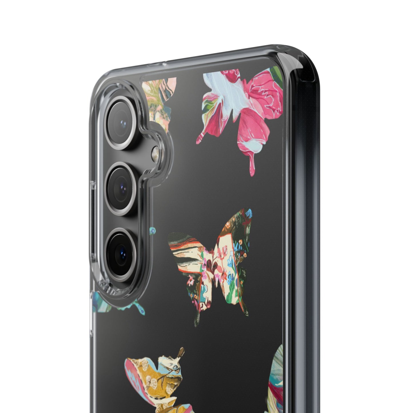 Clear Large Butterflies Phone Case