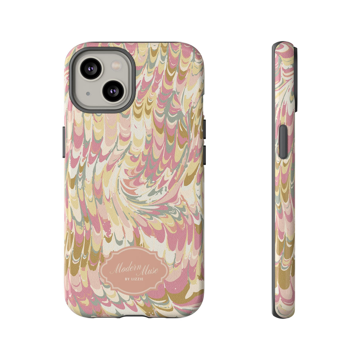 Peachy Italian Marble Phone Case