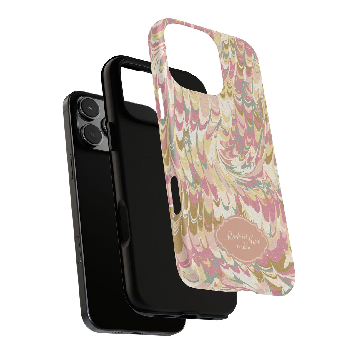 Peachy Italian Marble Phone Case