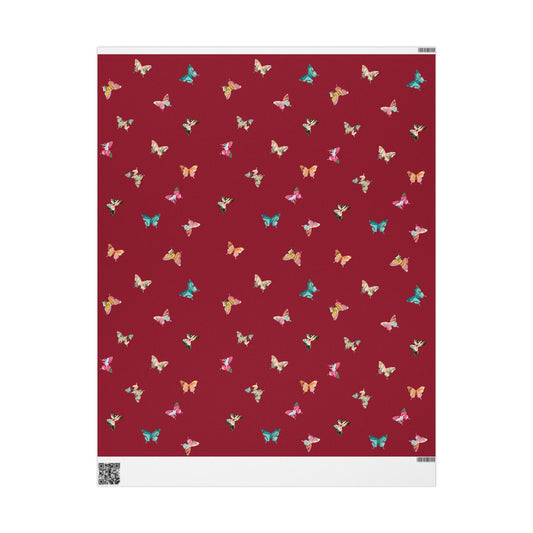 Rouge Butterfly Gift Wrap