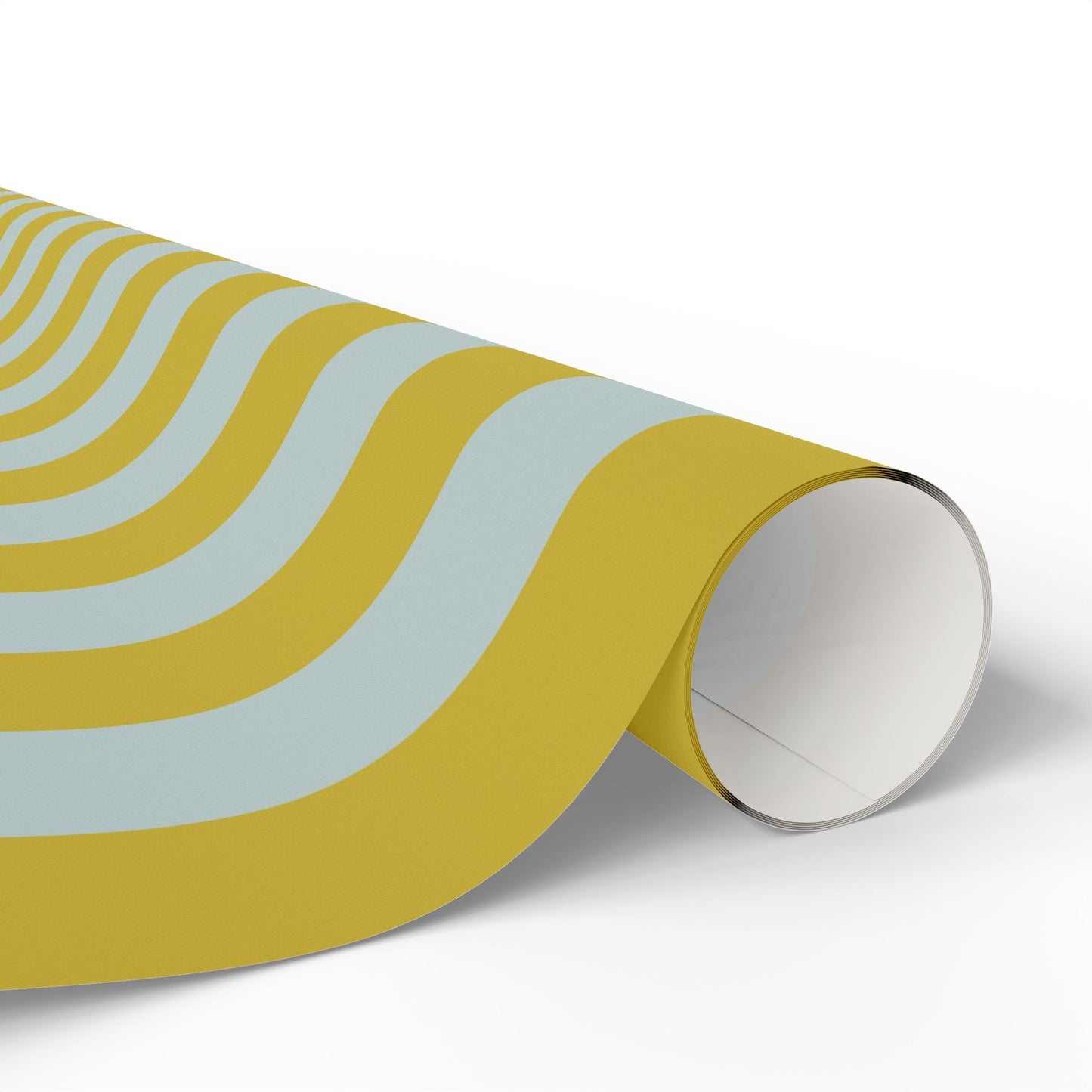 Blue and Green Stripe Gift Wrap