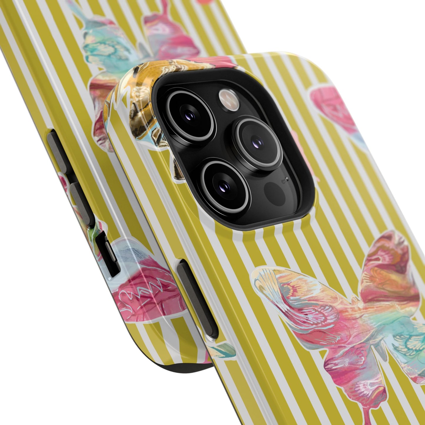 Stripe Butterfly Phone Case