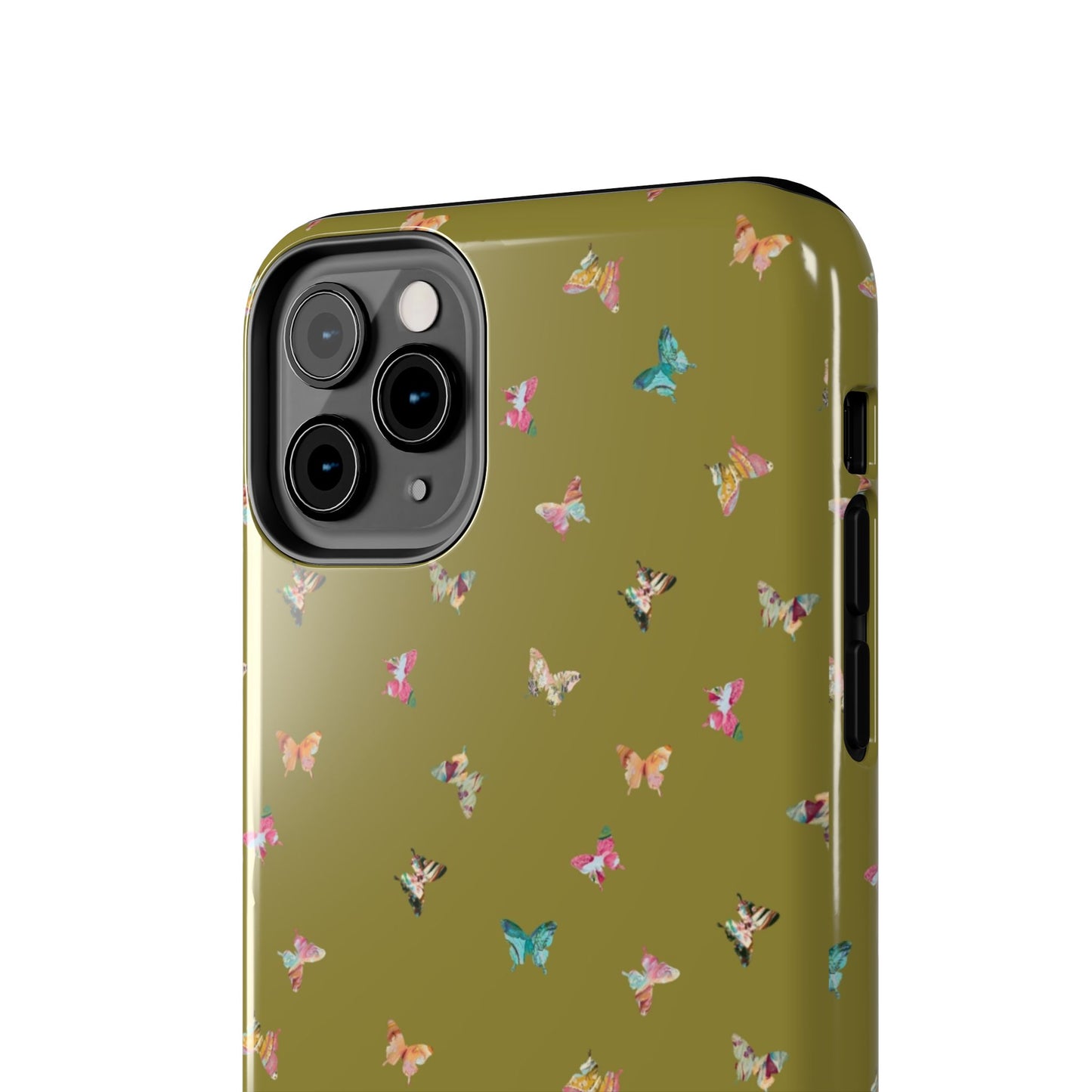 Mini Butterflies Chartreuse Phone Case