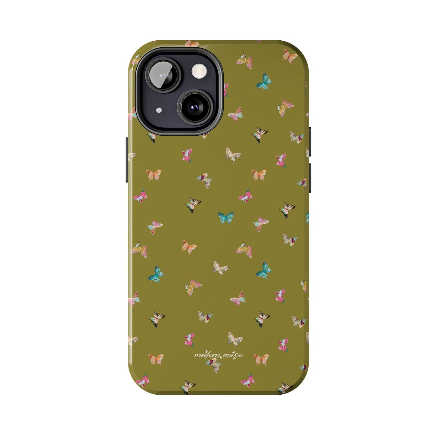 Mini Butterflies Chartreuse Phone Case