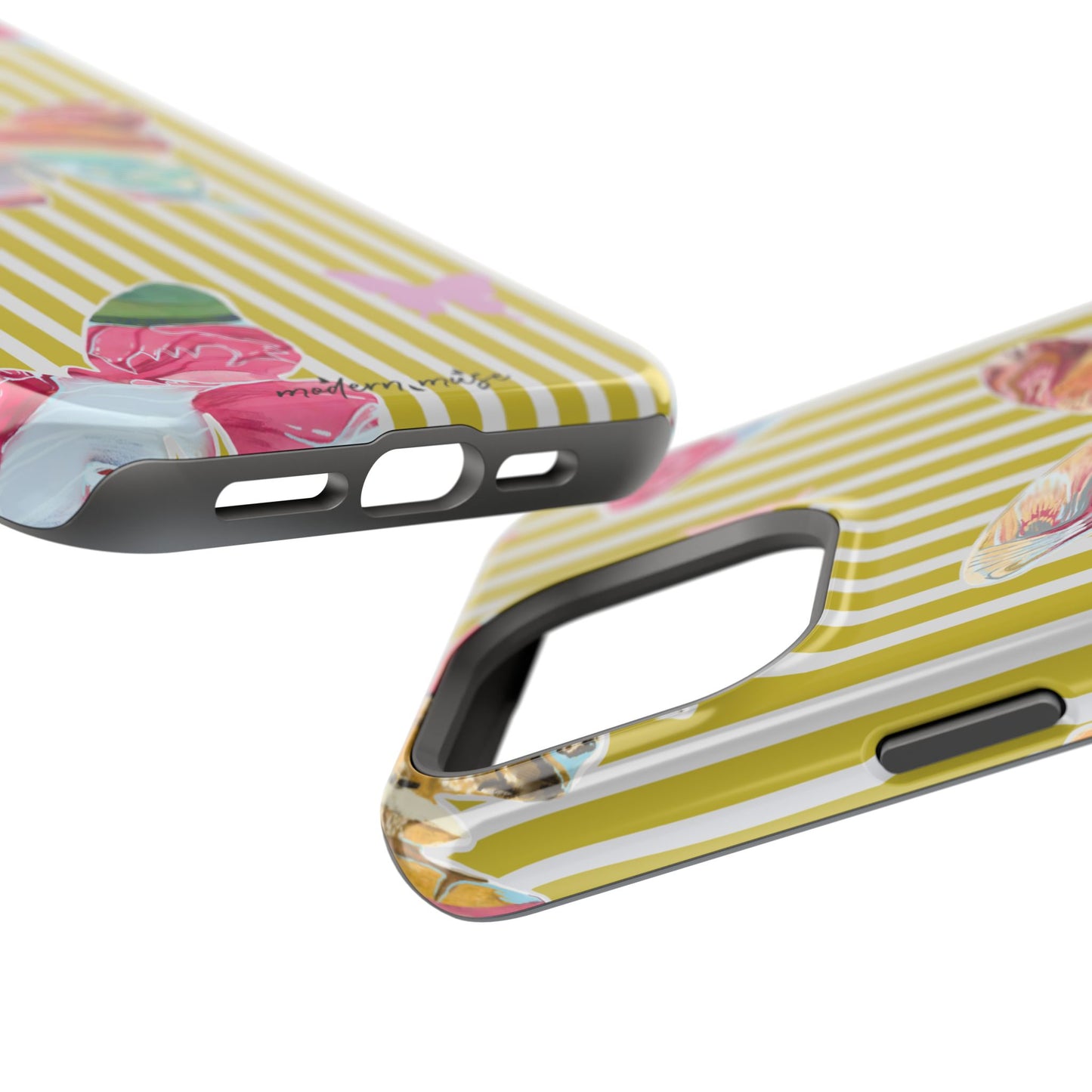 Stripe Butterfly Phone Case