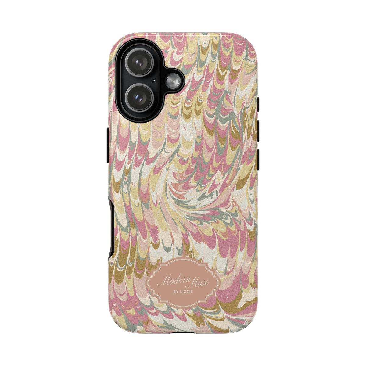 Peachy Italian Marble Phone Case
