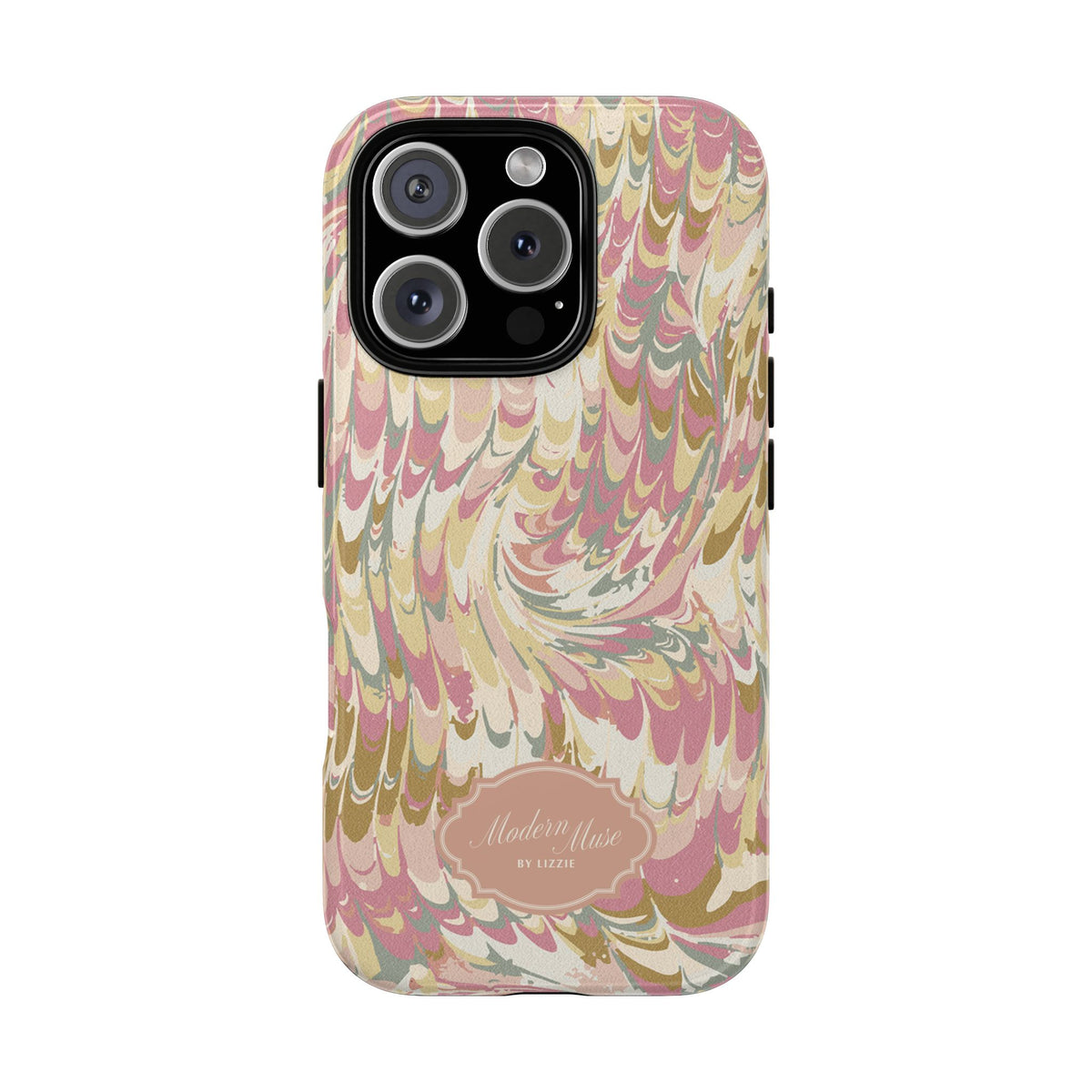Peachy Italian Marble Phone Case