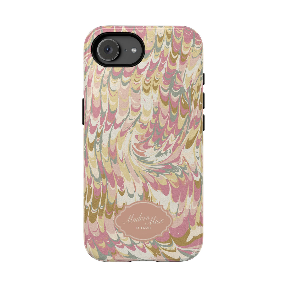 Peachy Italian Marble Phone Case
