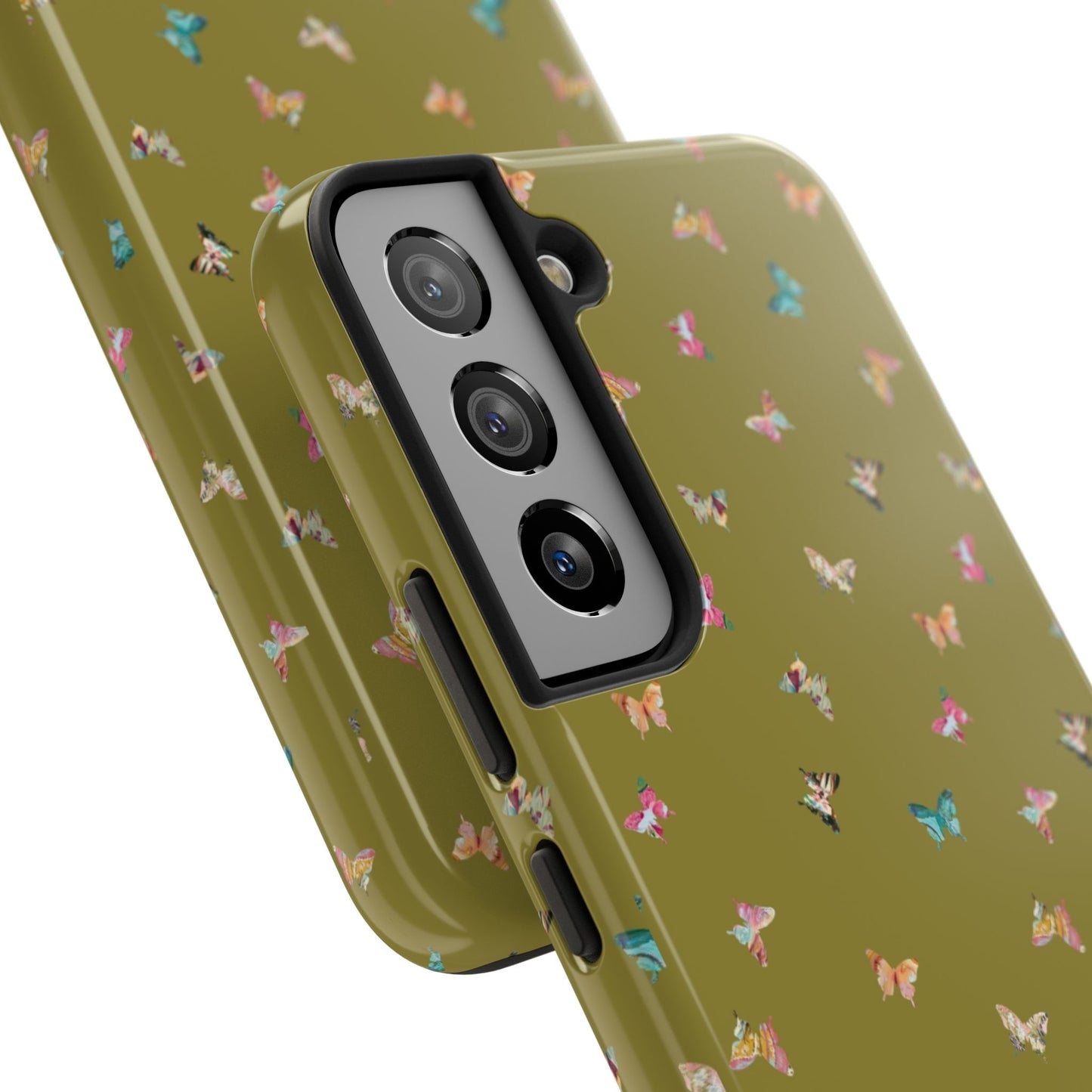 Mini Butterflies Chartreuse Phone Case