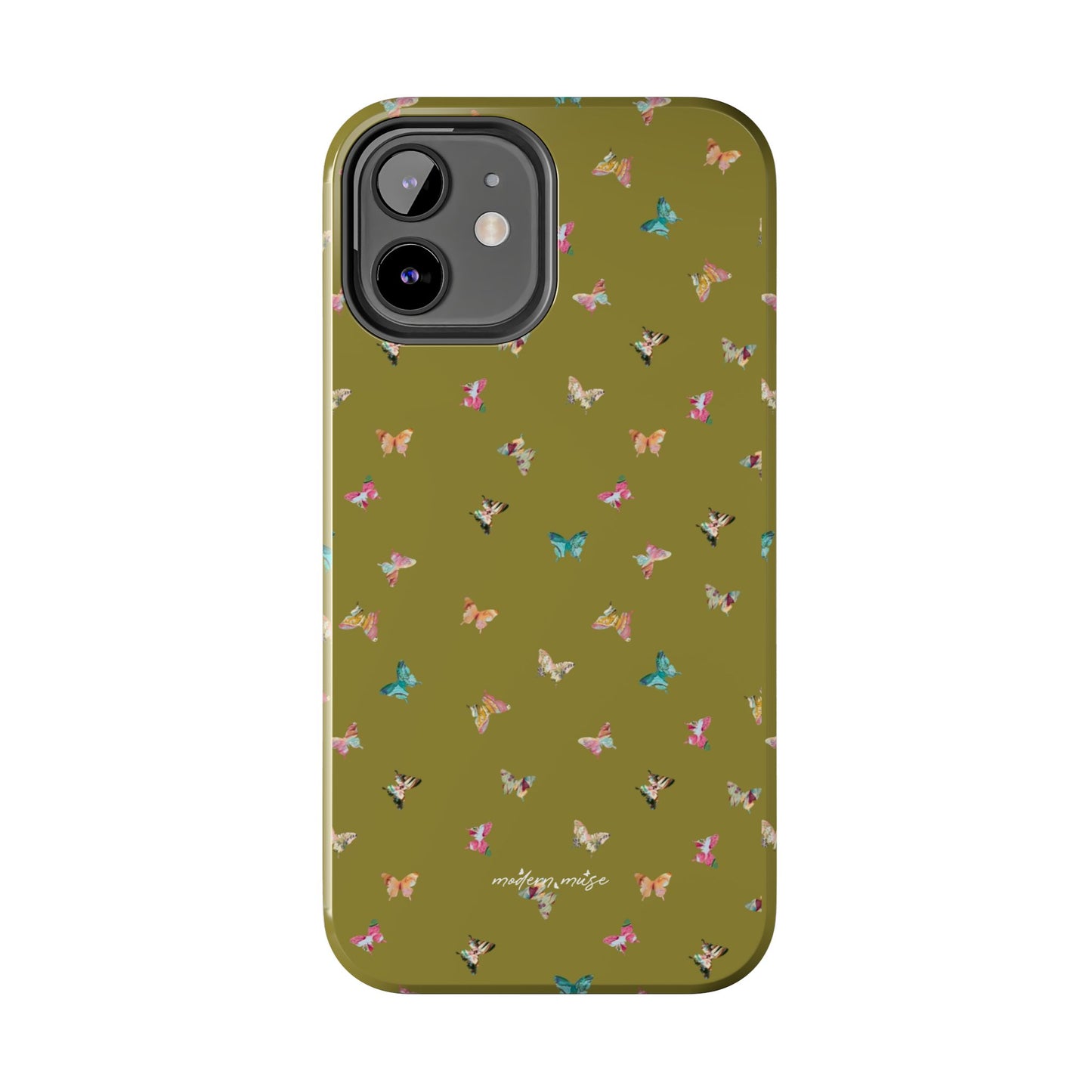 Mini Butterflies Chartreuse Phone Case