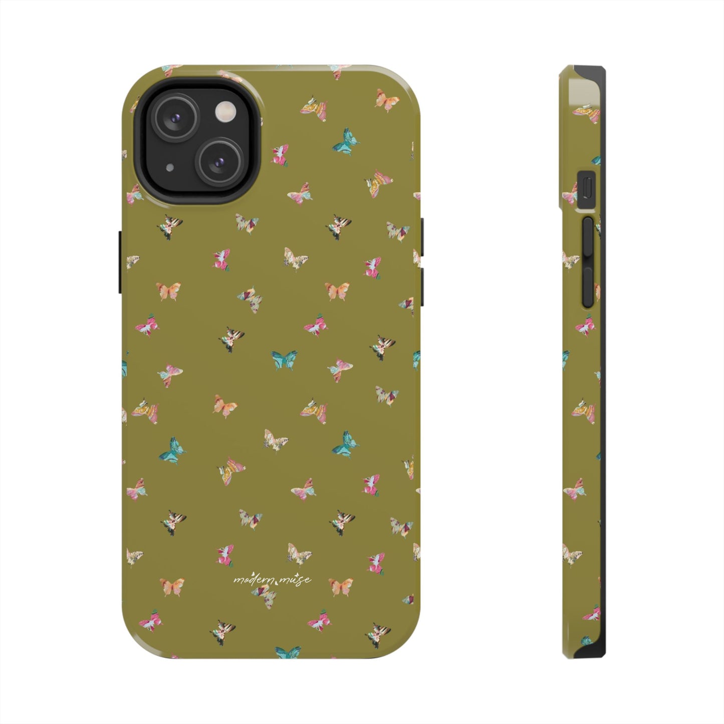 Mini Butterflies Chartreuse Phone Case