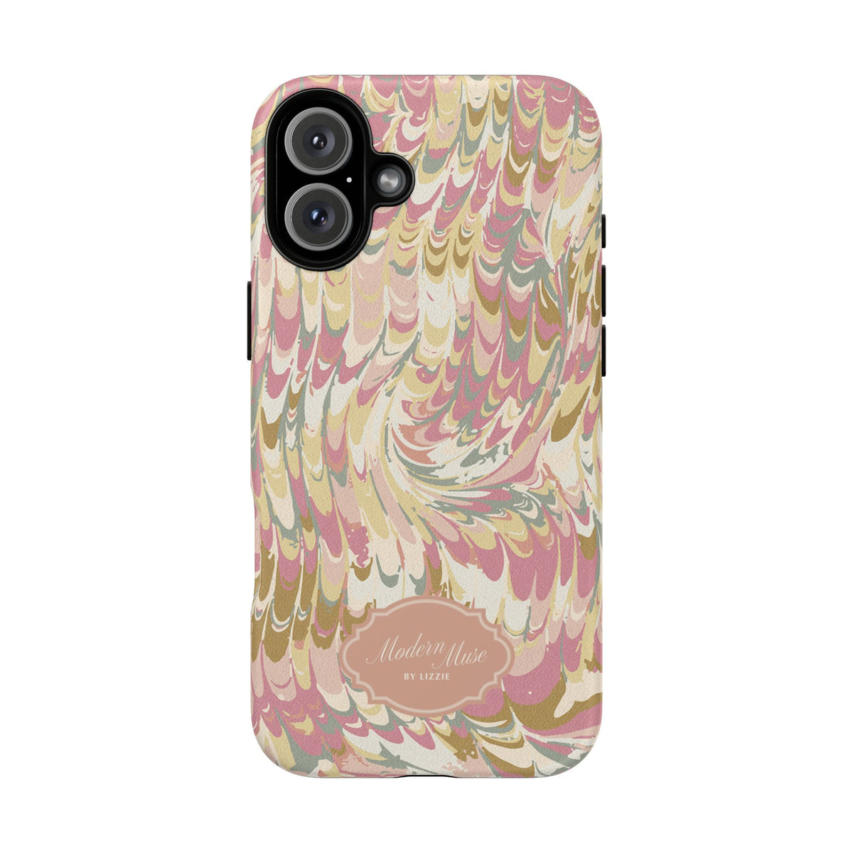 Peachy Italian Marble Phone Case